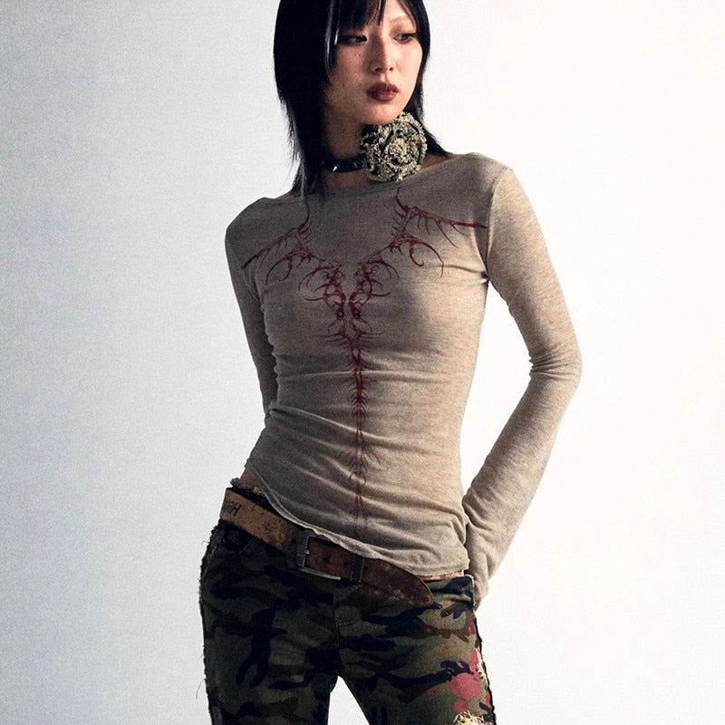 Grunge Knitted Top