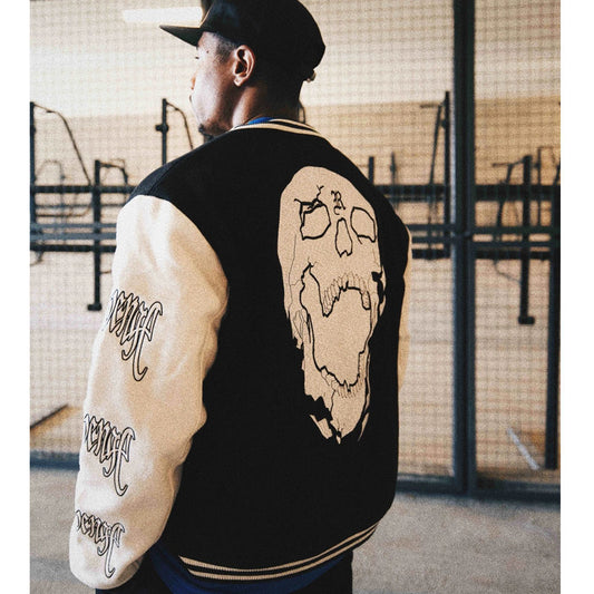 Revenge Skull Head Varsity Jacket