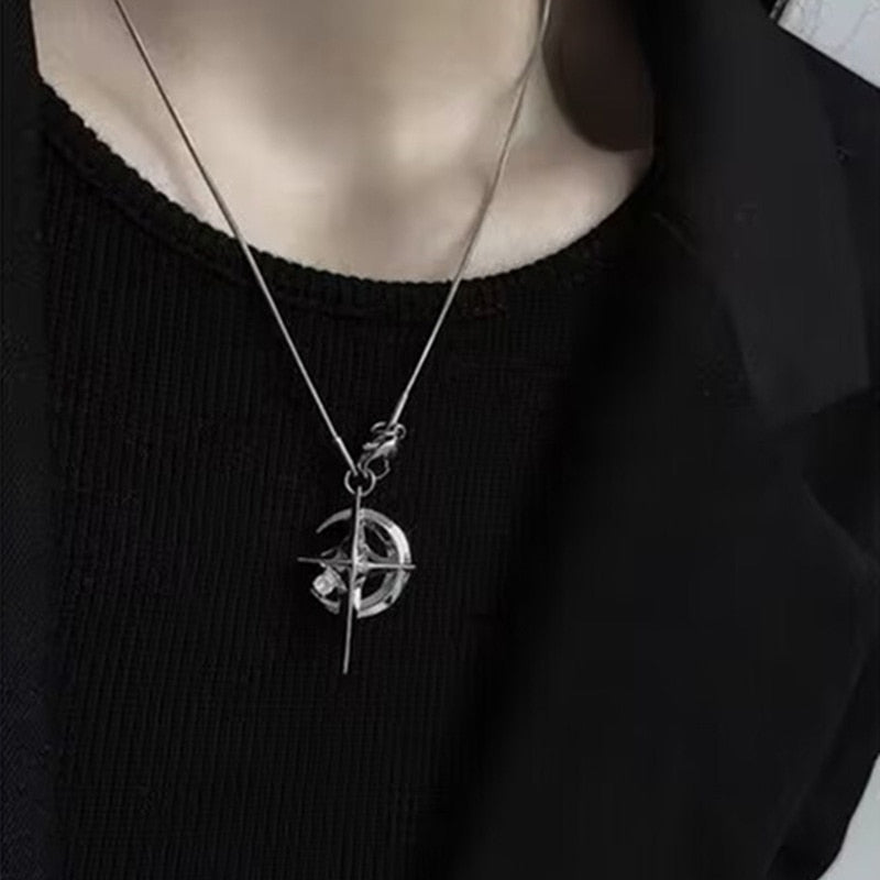 Moon Star Necklace