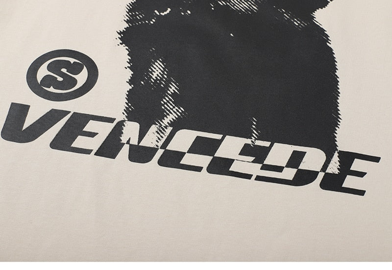 3 Headed Black Cat Tee