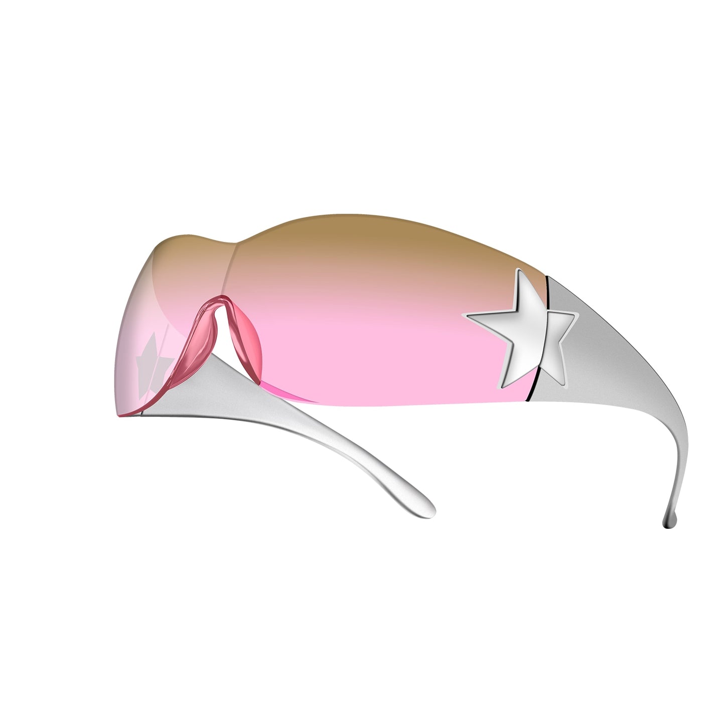 Wrap Around Star Sun Glasses