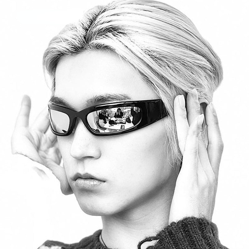 Vintage Moon Rectangular Sunglasses