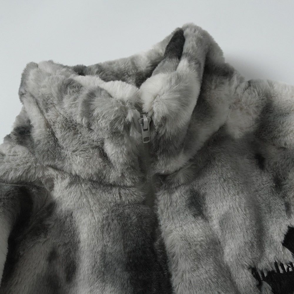 Rabbit Fur Cross Jacket