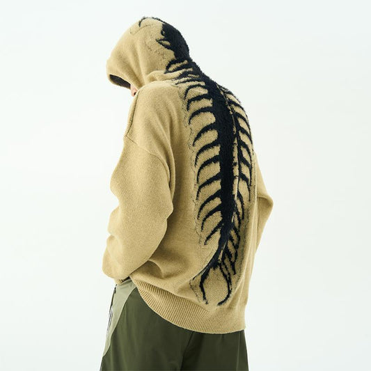 Centipede Knitted hoodie