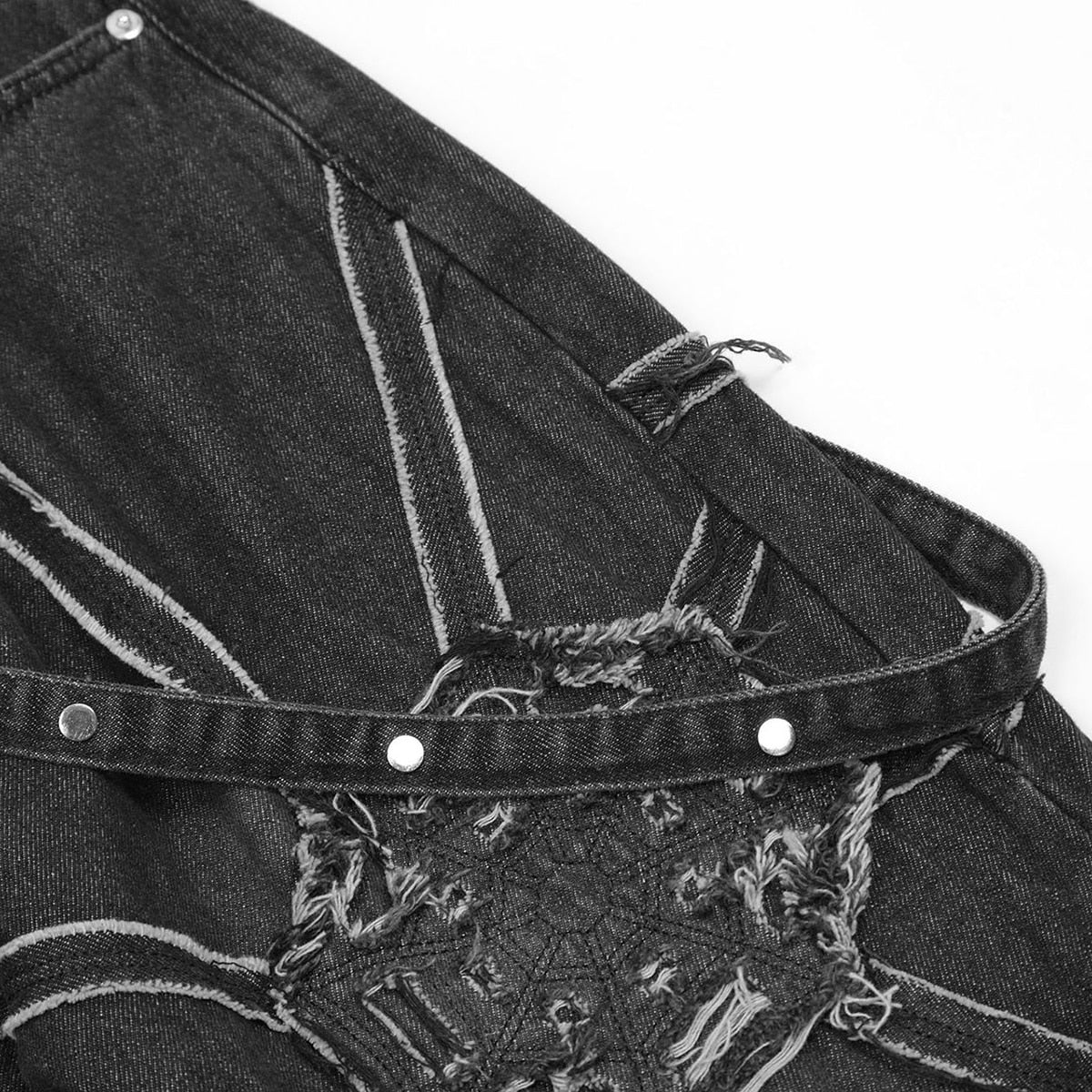 Streetwear Net Baggy Jeans