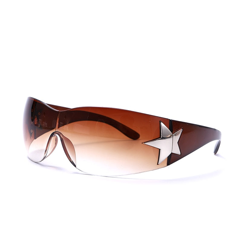 Wrap Around Star Sun Glasses