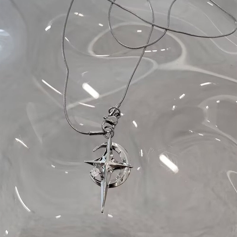Moon Star Necklace