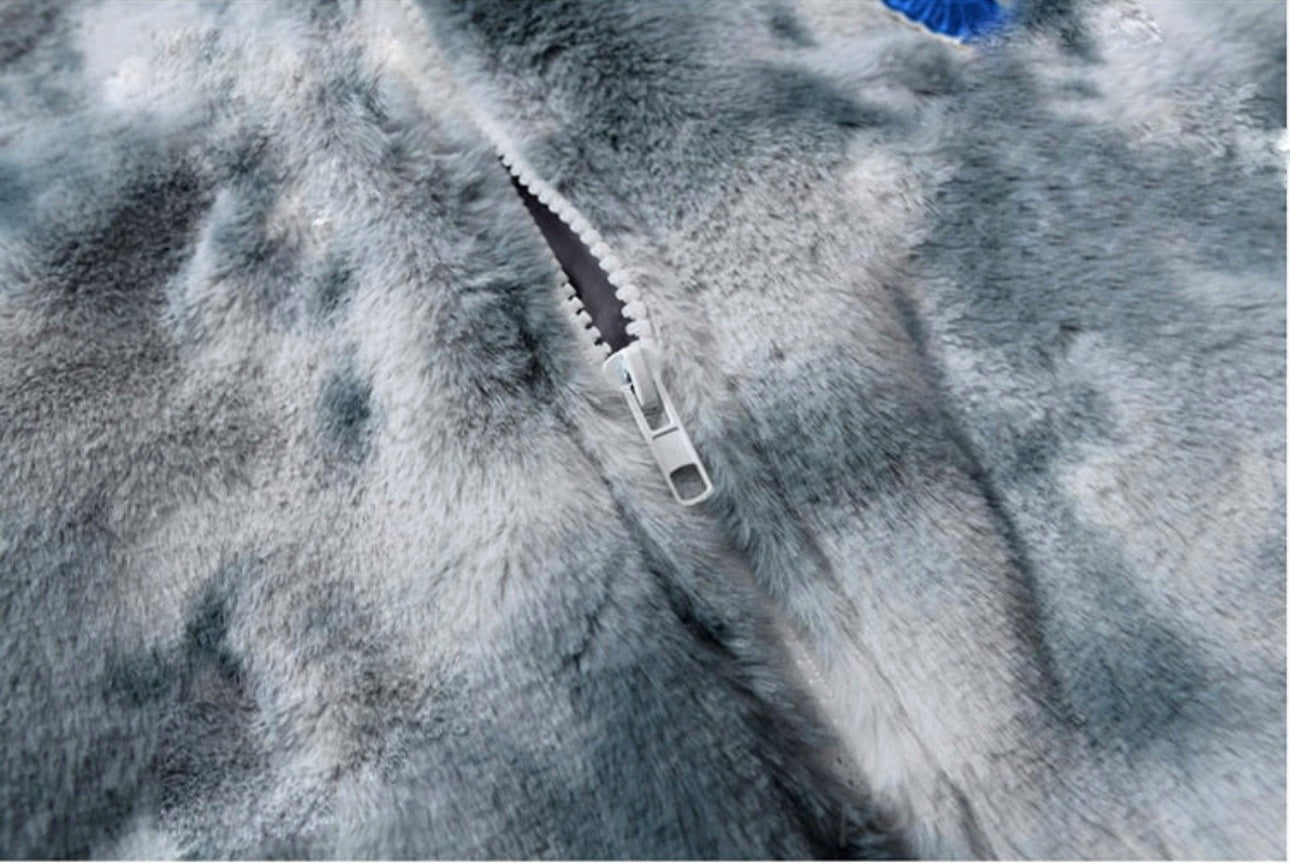 Rabbit Fur Coat Jacket