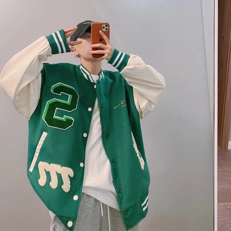 Vintage Nature Varsity Jacket