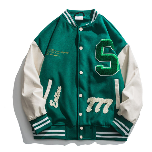 Vintage Nature Varsity Jacket