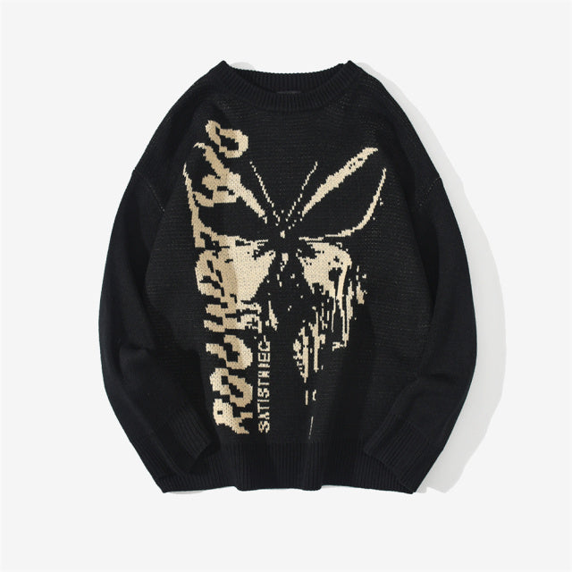 Butterfly Knitted Sweater