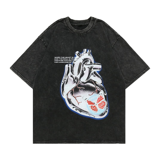 Silver Heart Vintage Tee