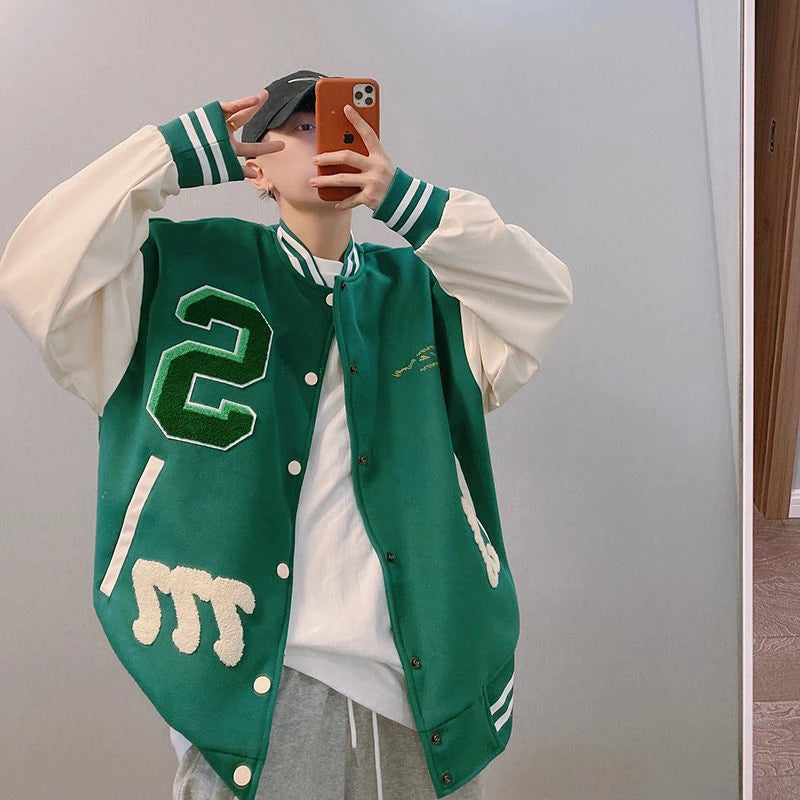 Vintage Nature Varsity Jacket