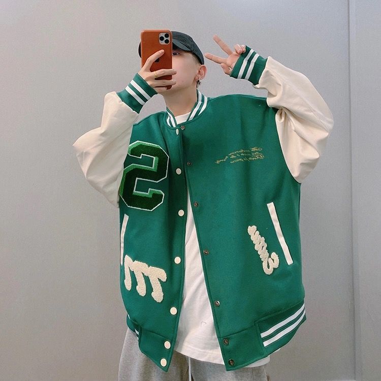 Vintage Nature Varsity Jacket