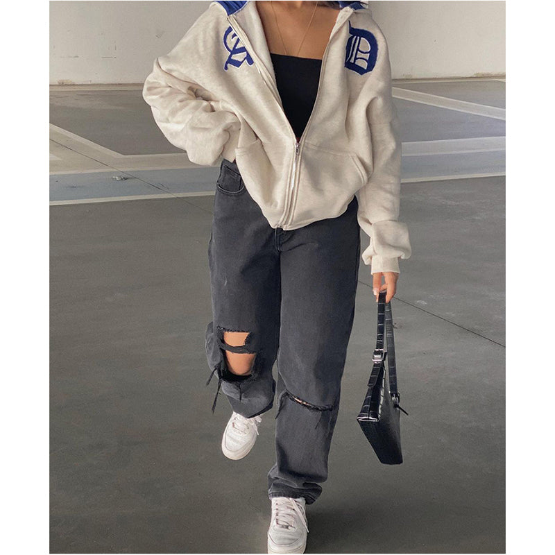 Women's Y2K Zip UP Jacket