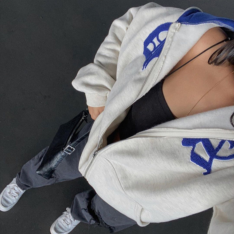 Women's Y2K Zip UP Jacket