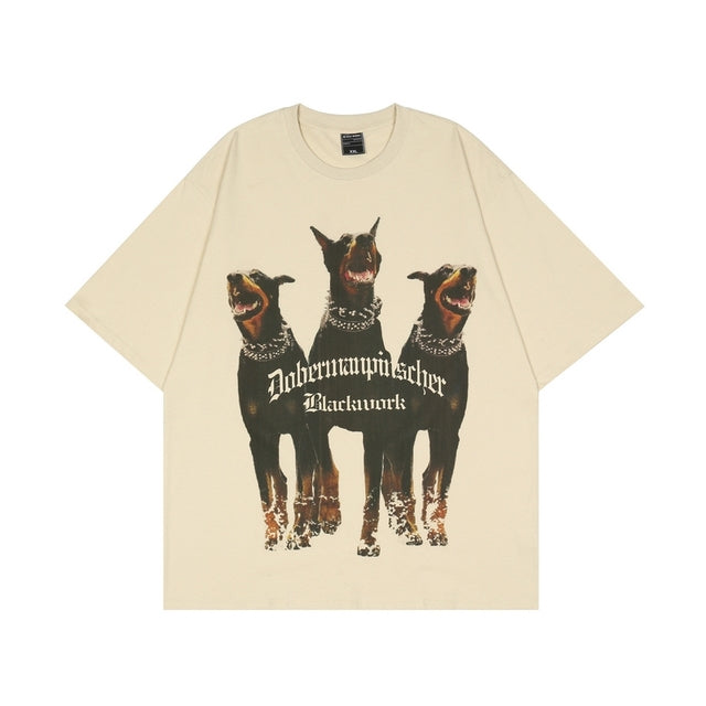 Triple Doberman Tee