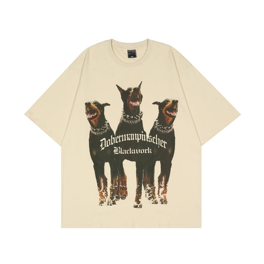 Triple Doberman Tee