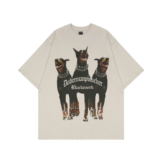 Triple Doberman Tee
