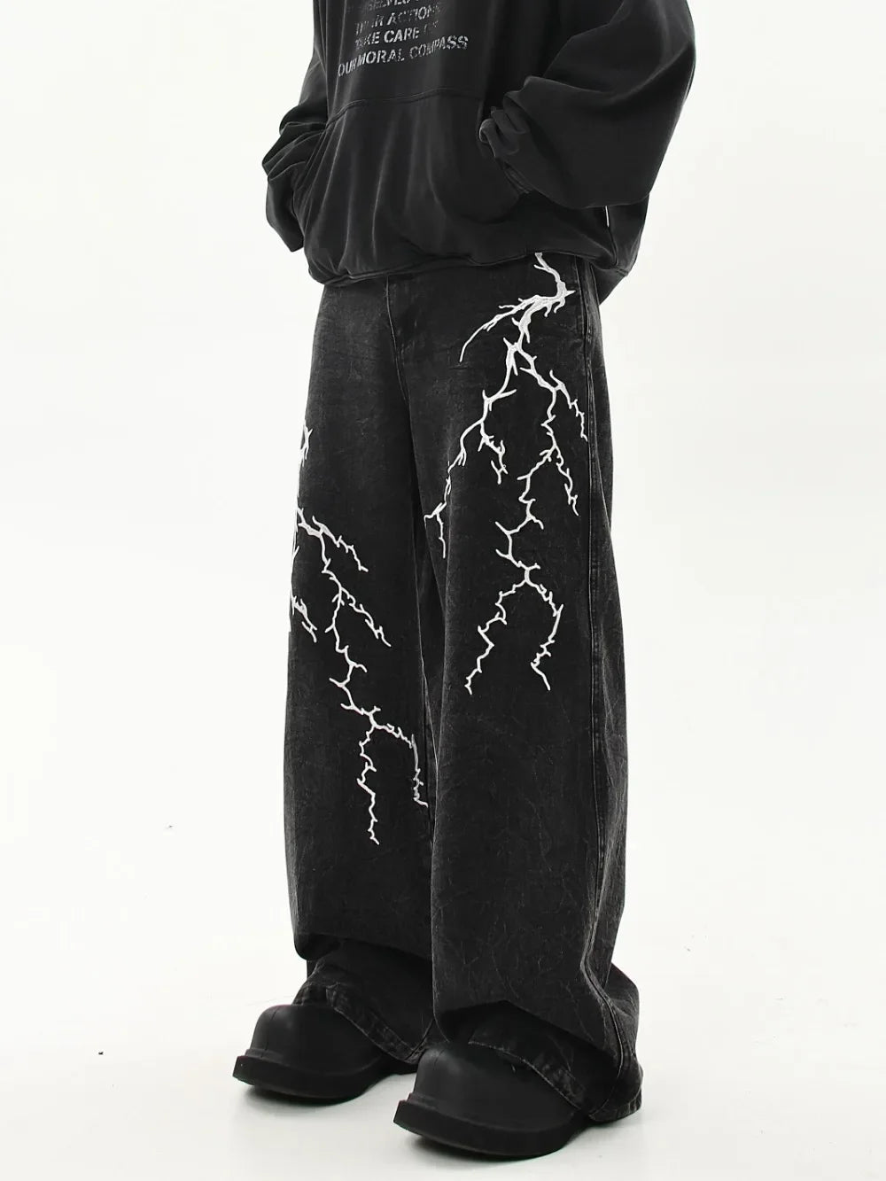 Lightning Black Denim