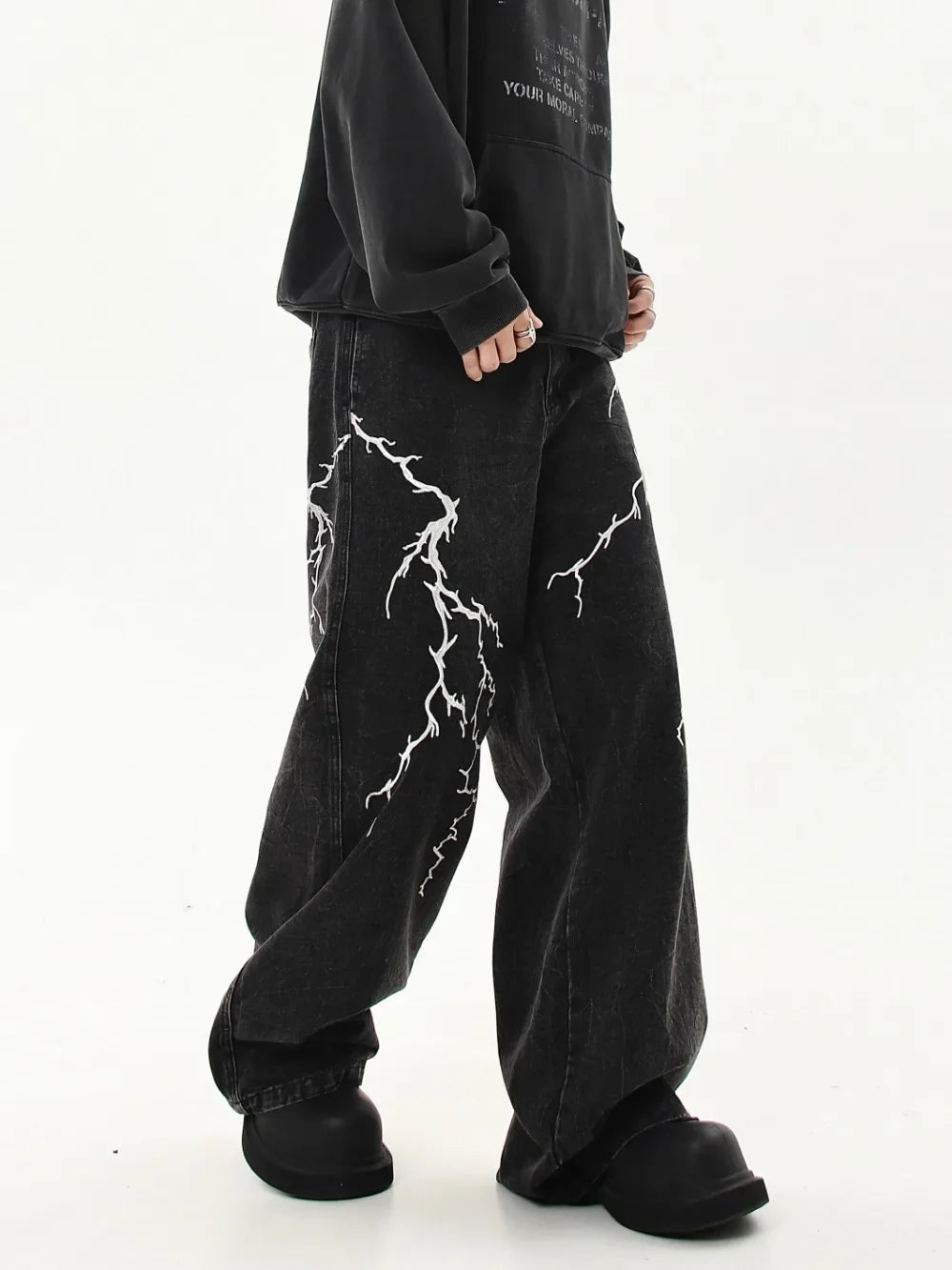 Lightning Black Denim