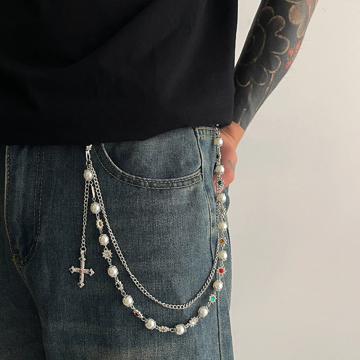Pearl Wallet Chain
