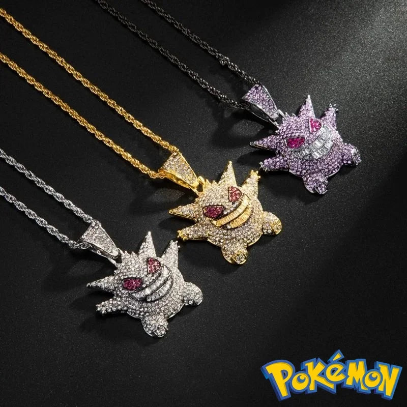 Gengar Rhinestone Necklace