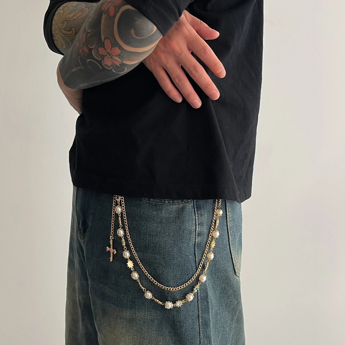Pearl Wallet Chain