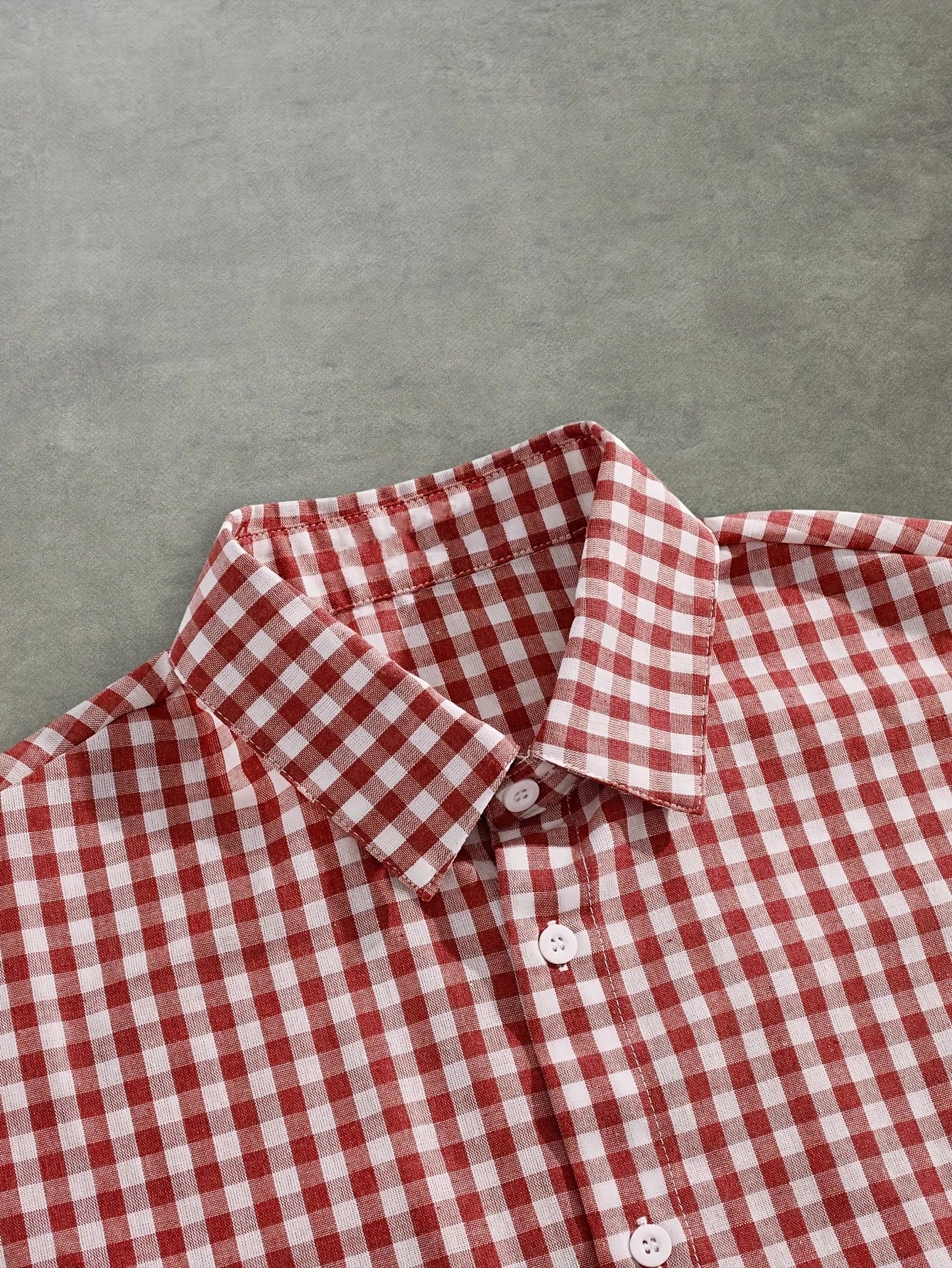 Button Up Cropped Shirt