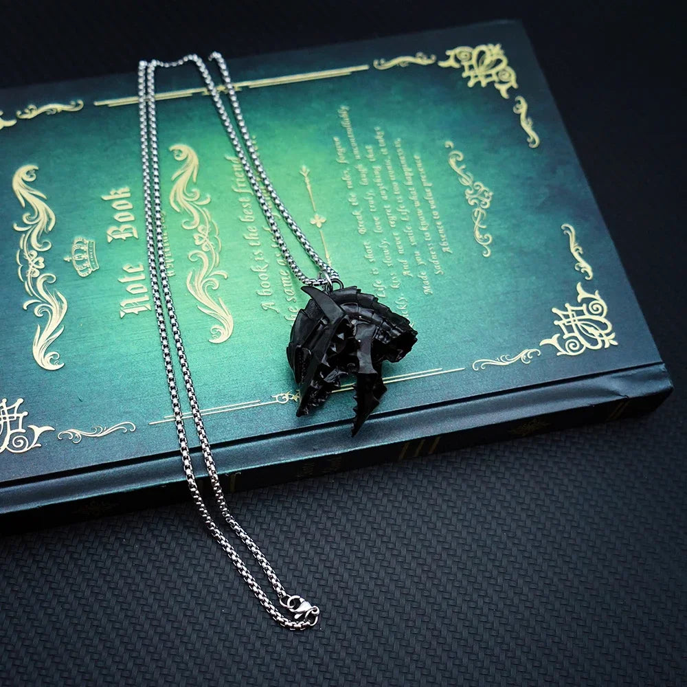 Guts Dark Helmet Necklace