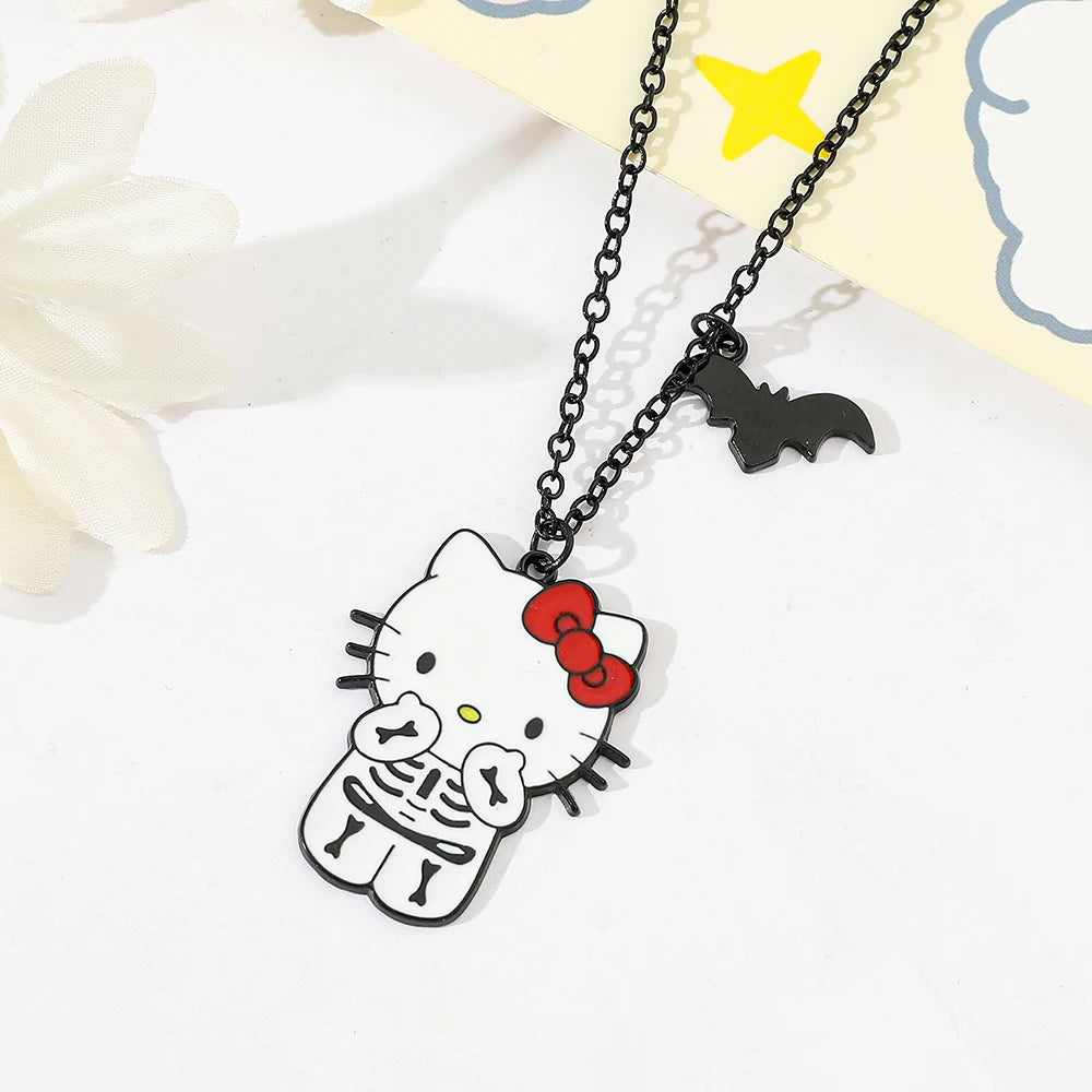 Skeleton Hello Kitty Necklace