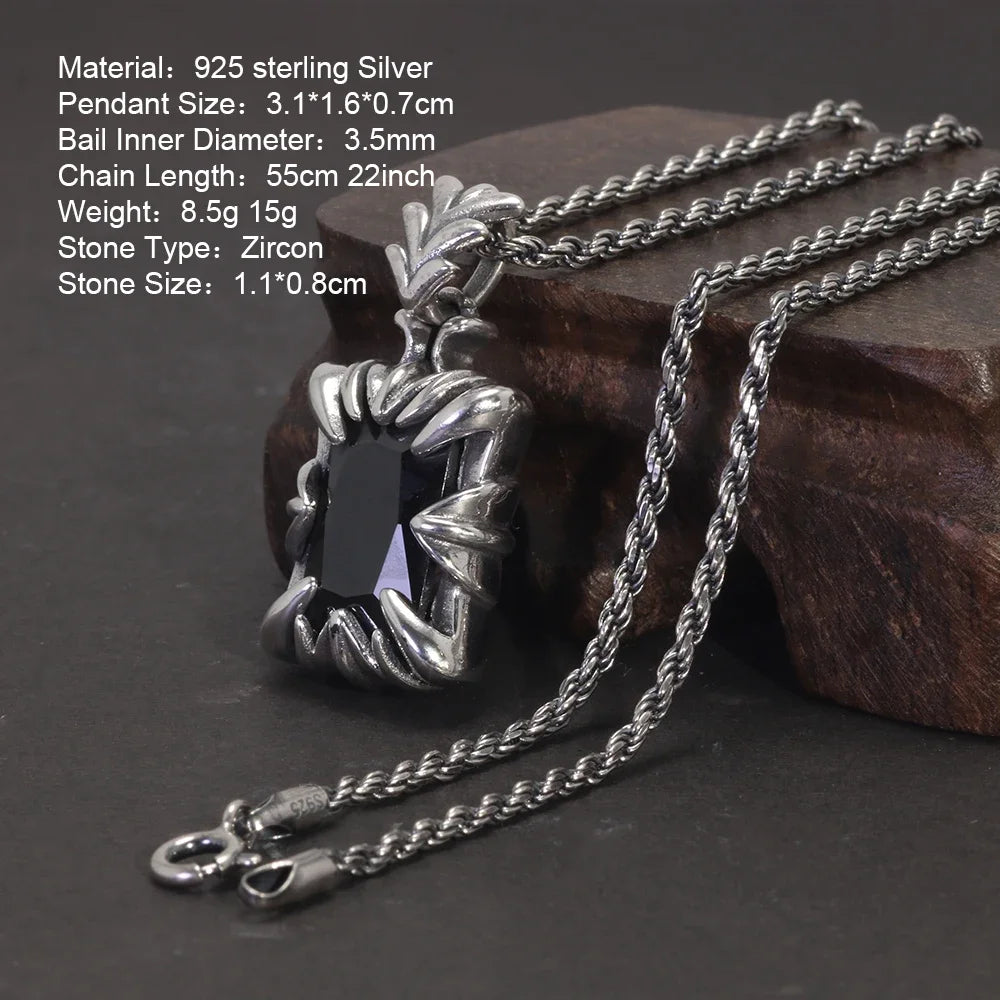 925 Dragon Claw Necklace