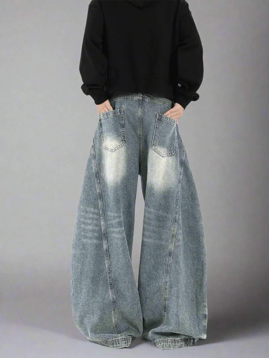 92 High Waist Blue Jeans