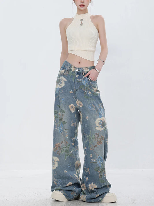 Floral Denim