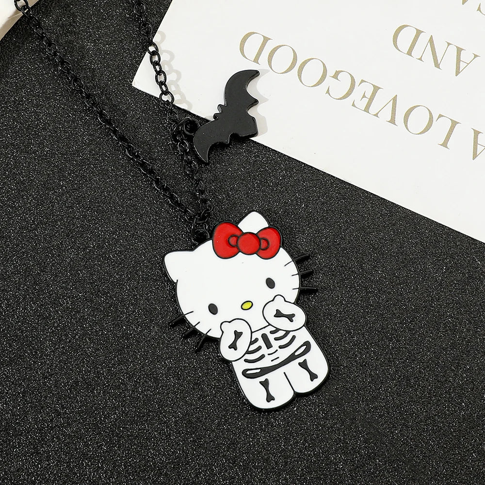 Skeleton Hello Kitty Necklace