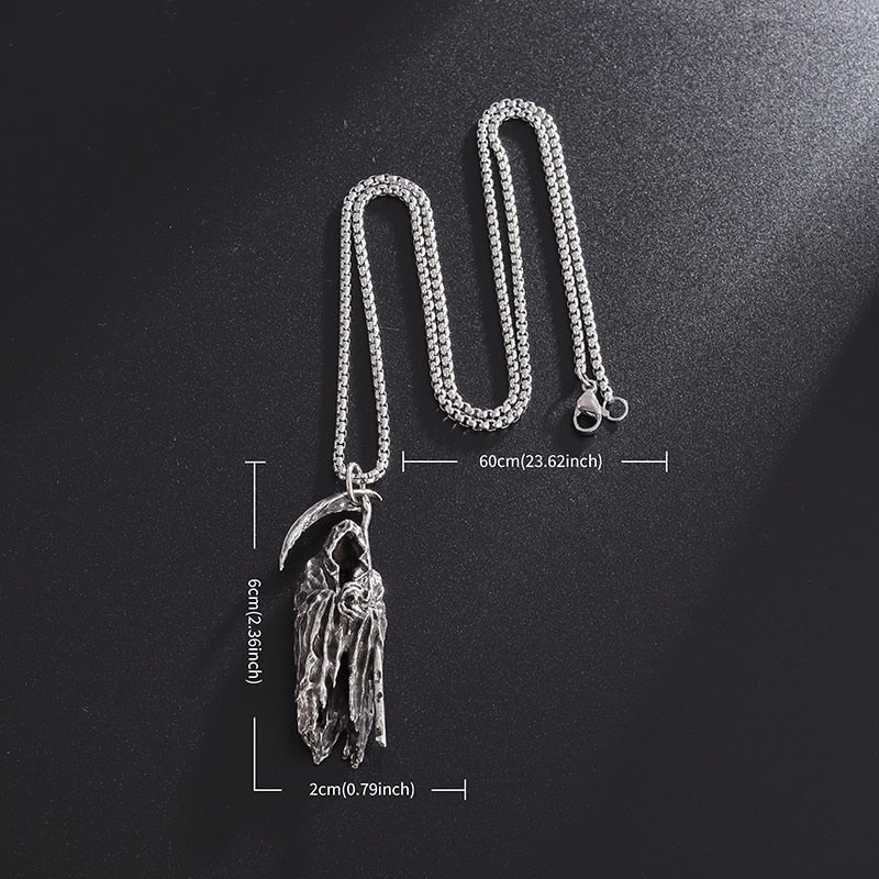 Reaper Stainless Steel Necklace