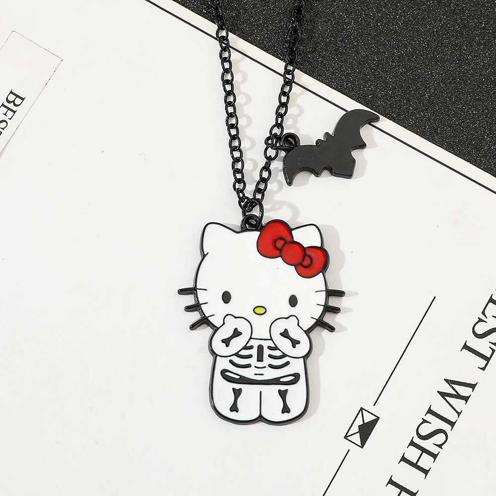 Skeleton Hello Kitty Necklace