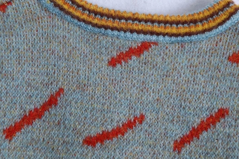 Orange Cat Sweater Vest