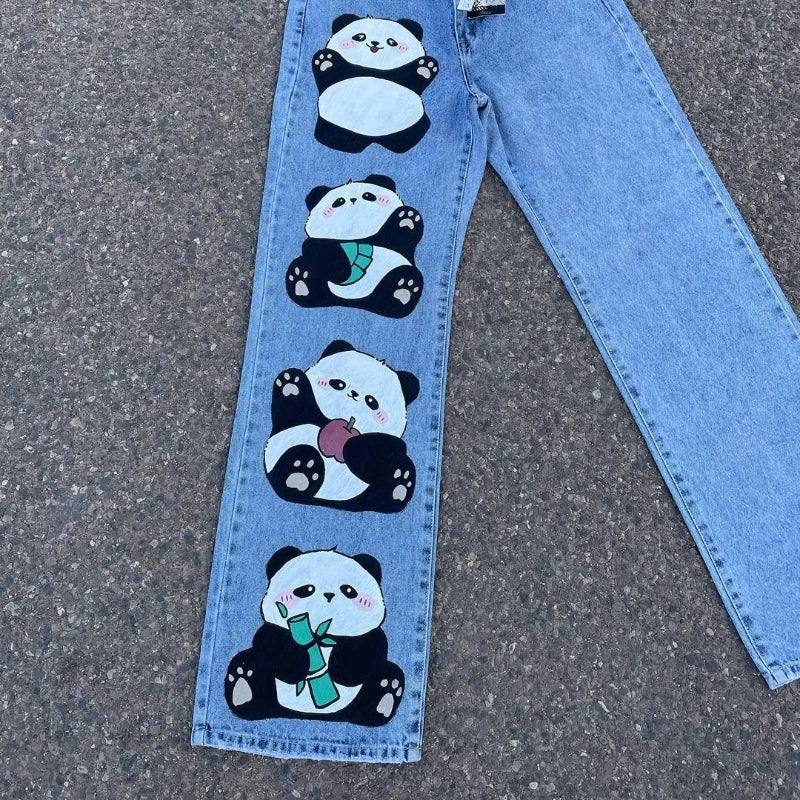 Panda Graphic Jeans