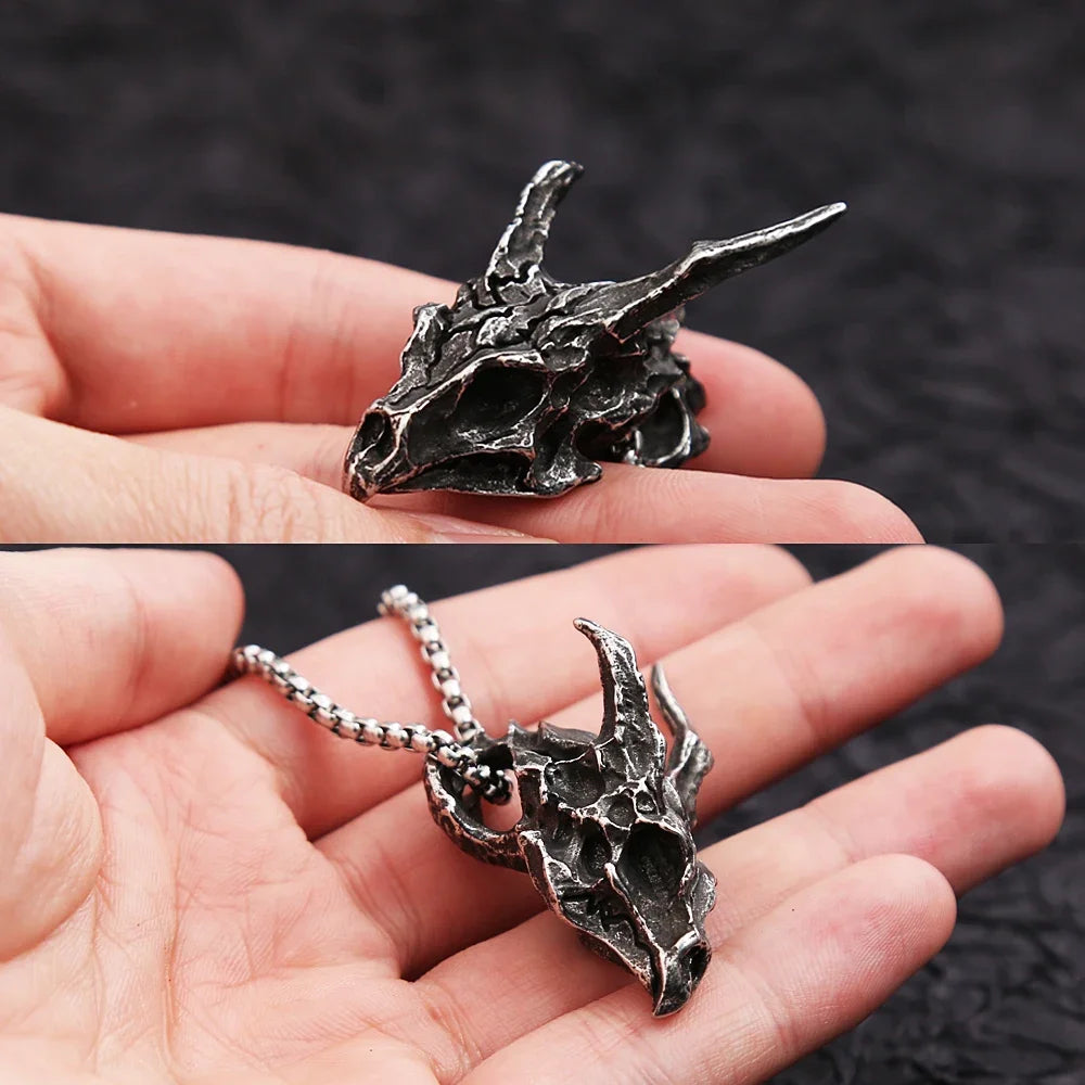 Dark Skull Dragon Chain