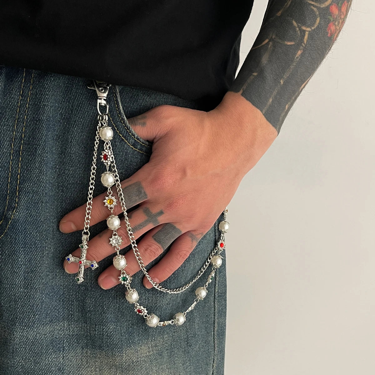 Pearl Wallet Chain