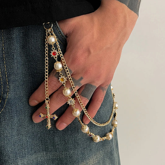 Pearl Wallet Chain
