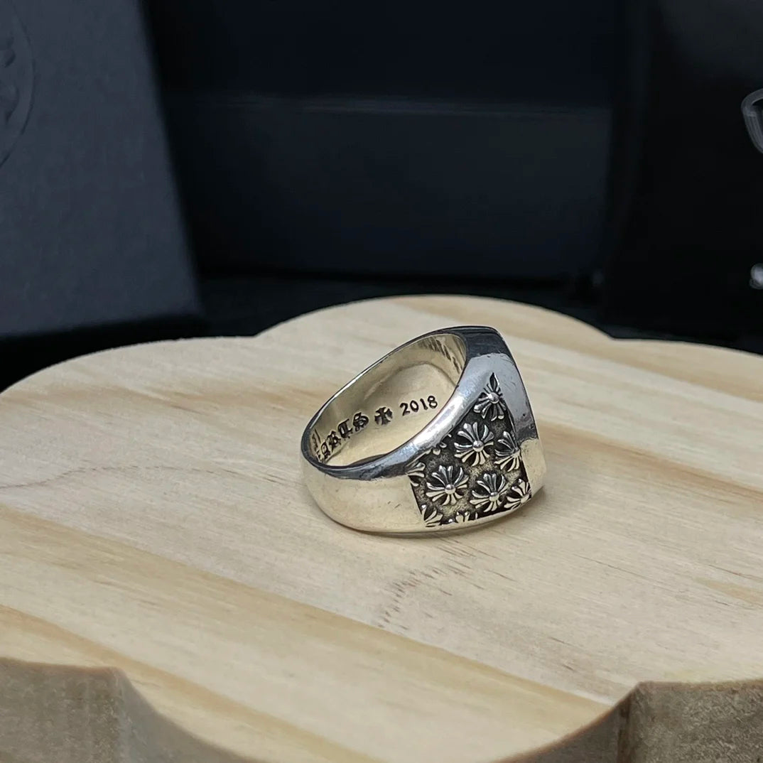 Silver Chrome Ring