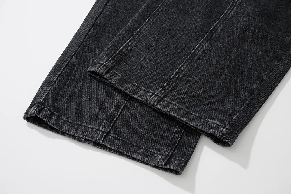 Vintage Black Distressed Pants