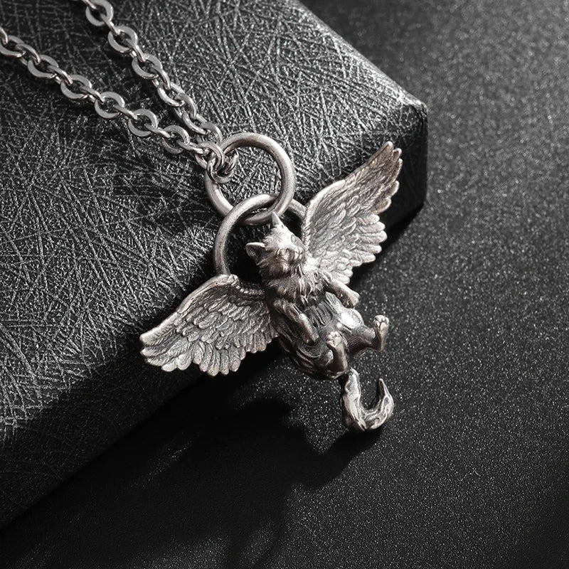 Angel Cat Necklace