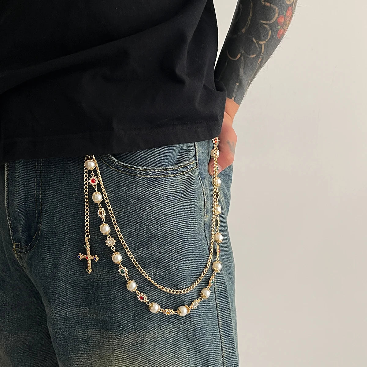 Pearl Wallet Chain