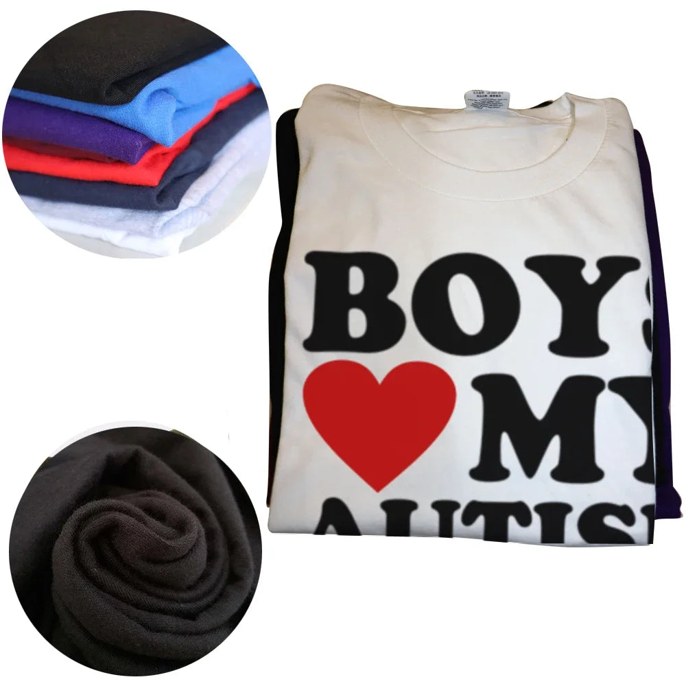 Boys Love My Autism Swag Tee