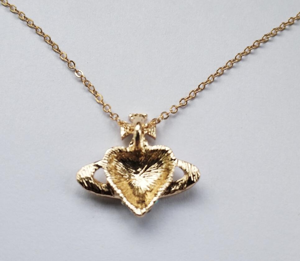 Heart Saturn Necklace