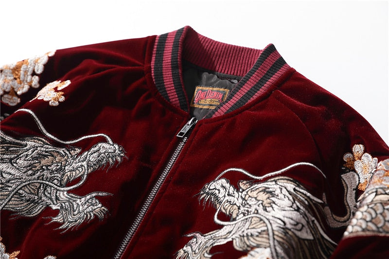 Dragon and  Phoenix Embroidery Jacket