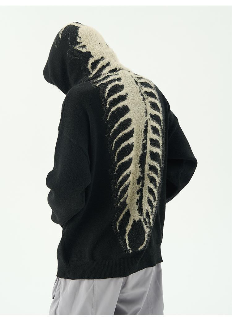 Centipede Knitted hoodie